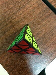 My solved Pyraminx